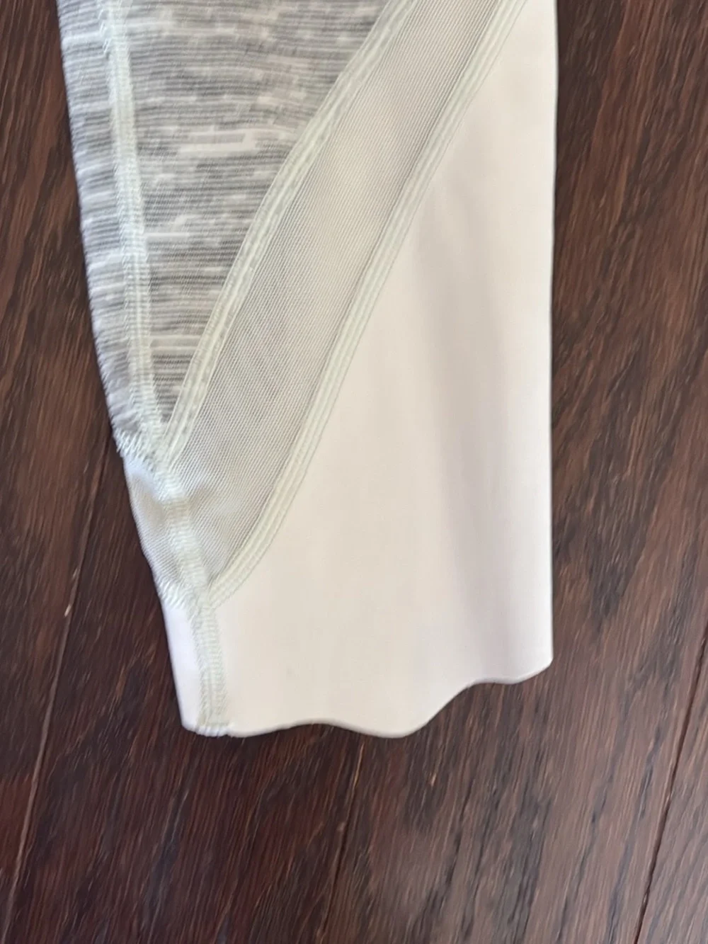 lululemon athletica Heather Light Gray Seam Detail Leggings